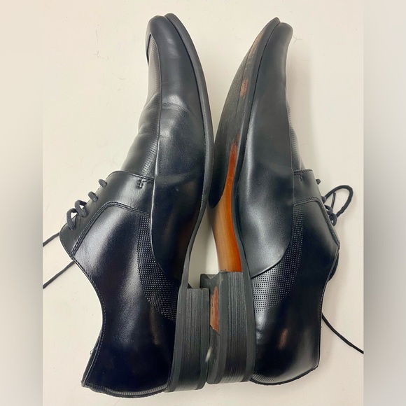 Steve Madden Black Leather Dress Shoe P-Melvil Men’s Size 13 Oxfords - Picture 10 of 15